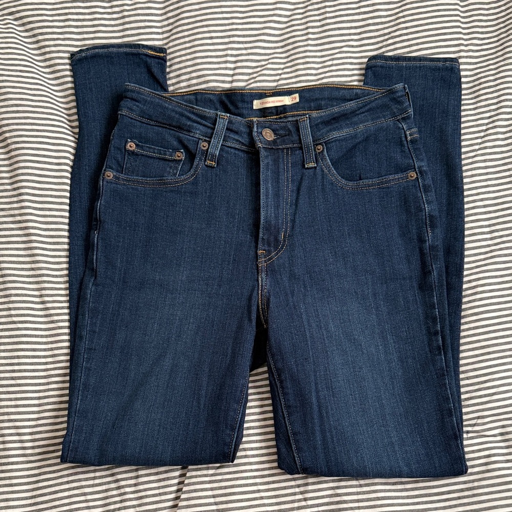 Levi's Dark Blue Skinny Jeans